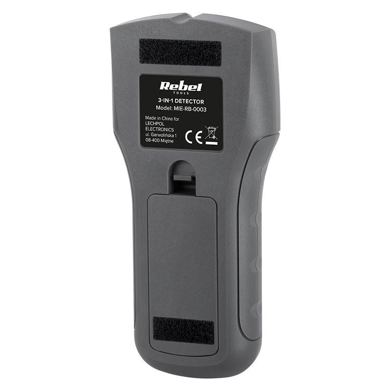 detector 3in1 rebel detectare metal profile de lemn in perete 1