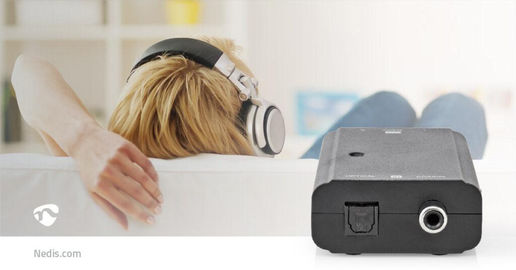 digital la stereo audio convertor audio digital in stereo digital rca mama toslink mama 2x rca stereo mama nedis 2