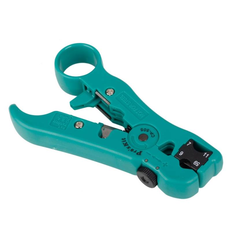 dispozitiv universal pentru dezizolat cablu utp stp rg59 6 7 11 proskit 2