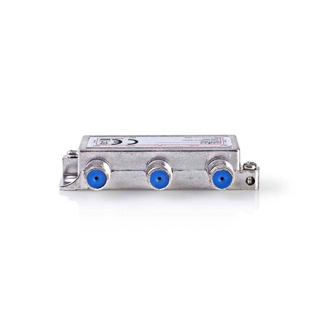 distribuitor semnal splitter tv nedis 4 cai 5 2400 mhz 2