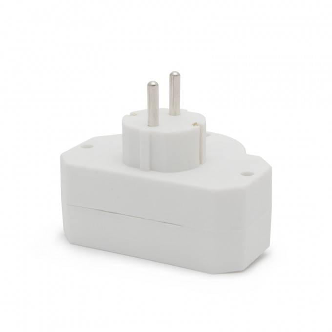 distribuitor triplu 1x schuko 2x euro de perete 16a 3500w cu intrerupator delight 1