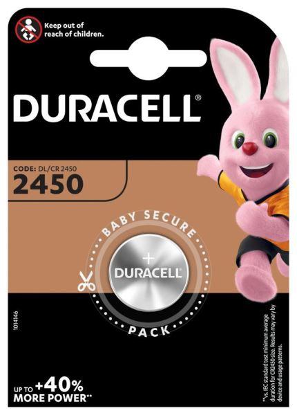 duracell baterie litiu cr2450 3v diametru 25mm x h5mm 1buc