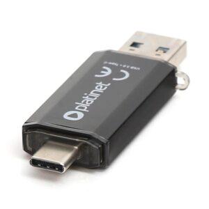 flash drive usb 30 type c 64gb c depo platinet pmfc64s 1