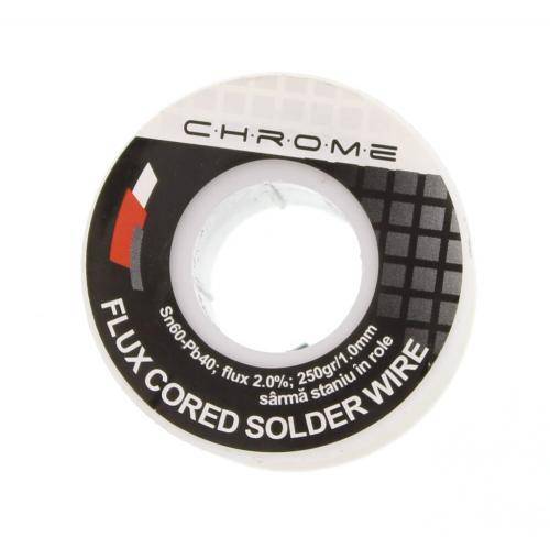 fludor 250gr 1mm sn60 pb40 flux 2 chrome 1