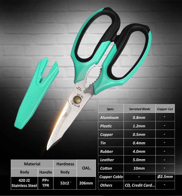 foarfeca 3 in 1 multifunctionala proskit sr 336 10