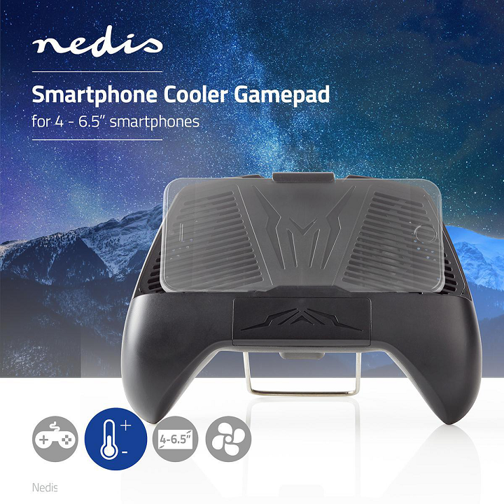 gamepad pentru smartphone cooler compatibil cu display 4 63 negru nedis 2