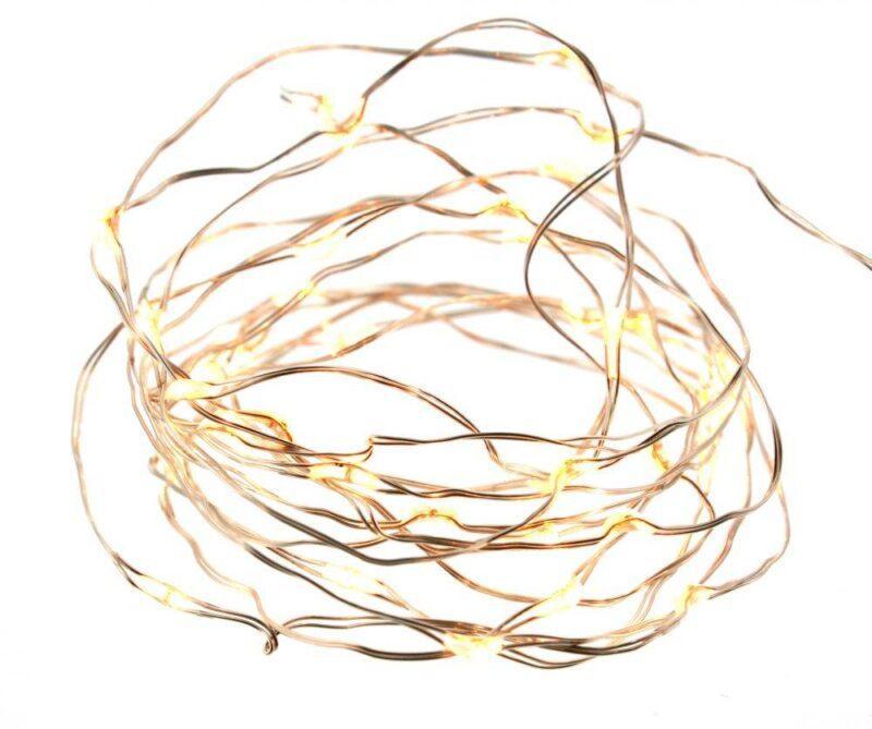 ghirlanda luminoasa 30 micro led uri albe luminozitate ridicata lumina calda well