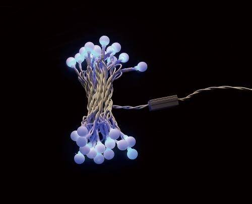 ghirlanda luminoasa cu sfere albastre 30 led uri 435m well 1