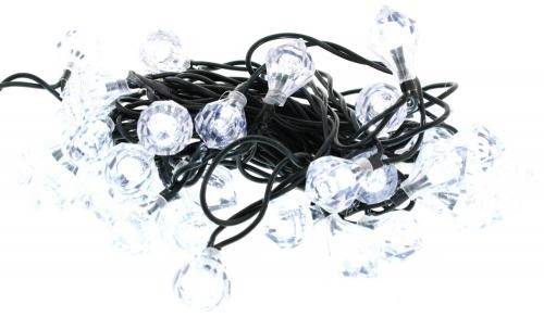 ghirlanda luminoasa forma de diamant 40 led uri albe lumina rece well 1