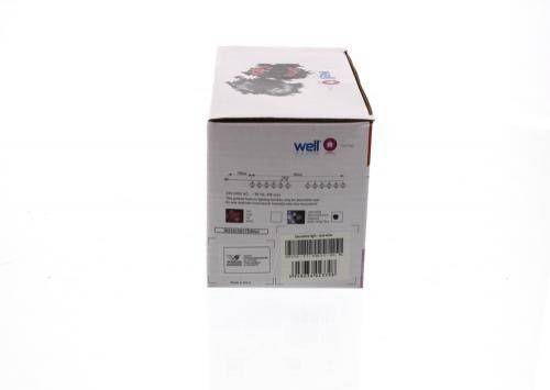 ghirlanda luminoasa forma de diamant 40 led uri albe lumina rece well 2