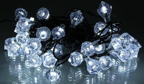 ghirlanda luminoasa forma de diamant 40 led uri albe lumina rece well 3