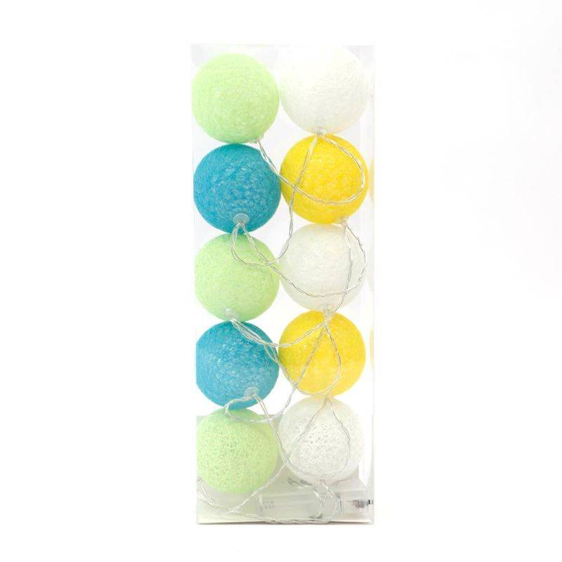 globuri colorate iluminate led alb cald decorativ platinet set 10buc 6cm 165m 2x aa 3v 2