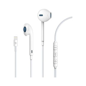 handsfree stereo smart iphone ligtning alb devia 341243