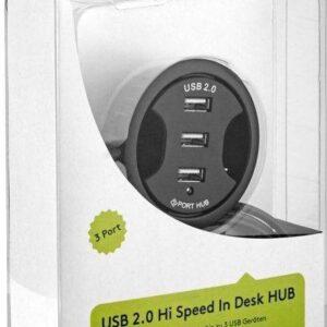 hub 3x usb 20 pentru birou goobay 1