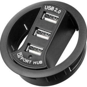 hub 3x usb 20 pentru birou goobay