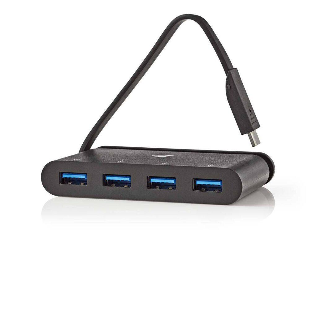 hub computer usb type c 4x usb 30 negru nedis