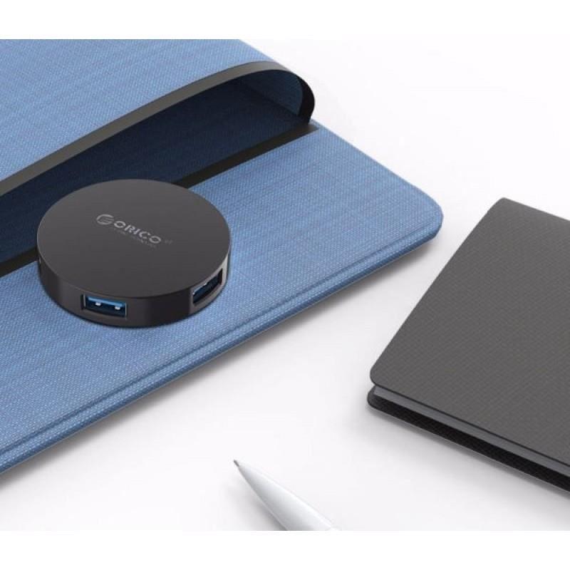 hub usb orico ha4u u3 usb 30 negru 1