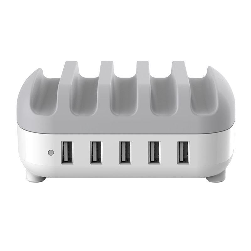 Incarcator AC - 5 Porturi USB 5V 2.4A 40W alb Orico DUK-5P 1 incarcator ac 5 porturi usb 5v 24a 40w alb orico duk 5p 1