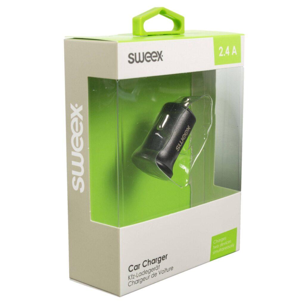 incarcator auto 2x usb 24a negru sweex 9 scaled