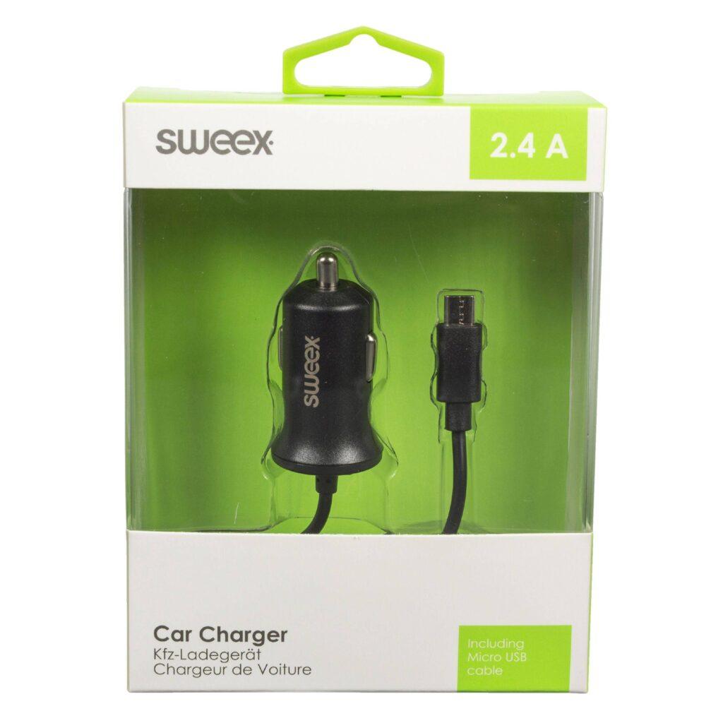 incarcator auto micro usb 24a negru sweex 6 scaled