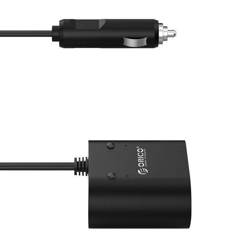 incarcator auto orico mp 2u2s 2 port uri negru 1