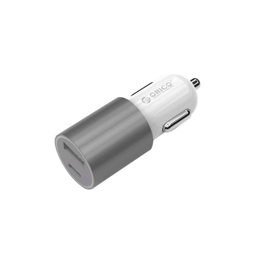 incarcator auto usb type c 12v 5v 31a 155w argintiu orico ucf 2u