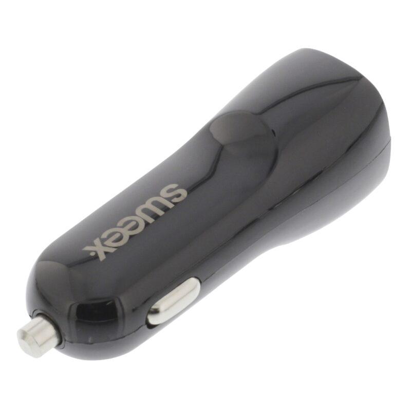 incarcator auto usb type c 3a negru sweex 6