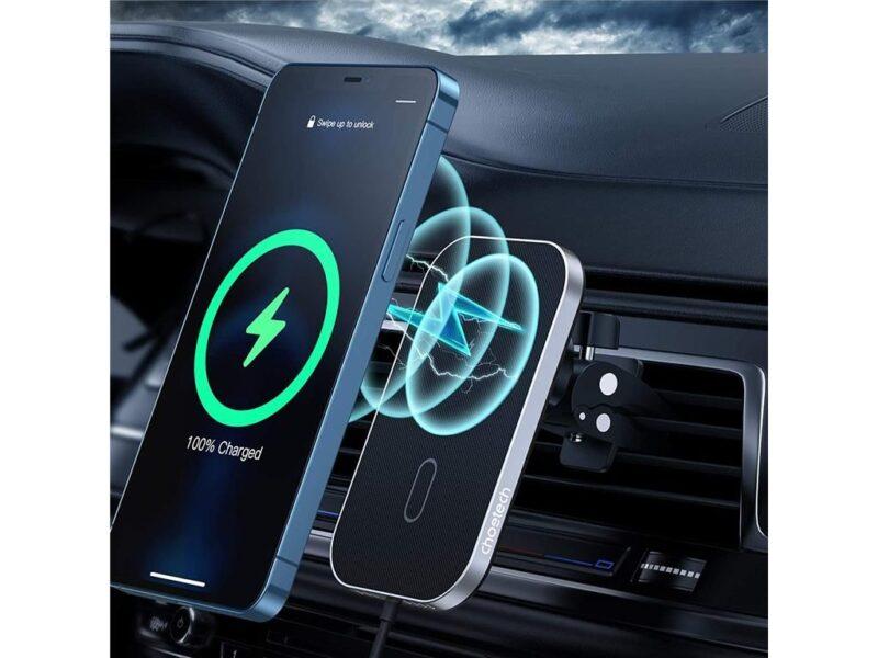 incarcator auto wireless magsafe choetech t200 f 4