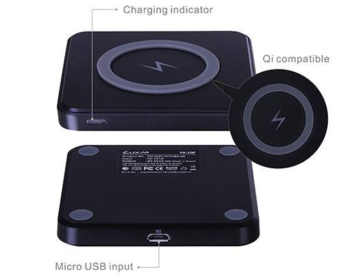 incarcator pad charging portabil wireless tx 100 luxa2 6