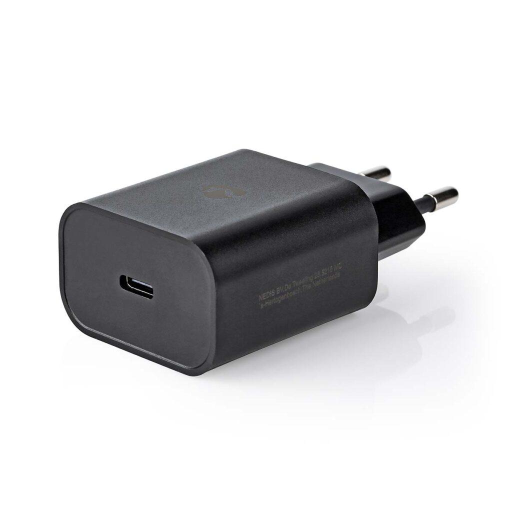 incarcator retea 3a 1 iesire usb type c pd 18w negru nedis