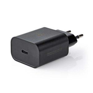 incarcator retea 3a 1 iesire usb type c pd 18w negru nedis