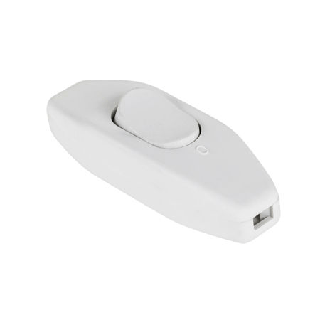 intrerupator on off pe fir 25a 250v alb cu retinere