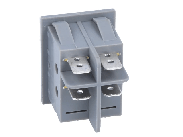 intrerupator rocker dpst 2 pozitii 4 pini off on 15a 250vac cu retinere gri ninigi rs2013a3gr gr 1