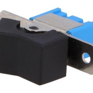 intrerupator rocker sp3t 3 pozitii on off on cu retinere 3a 250vac 20mohm ninigi rsl 103a1
