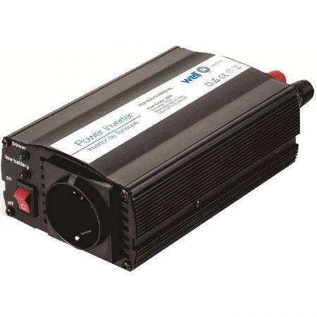 invertor de tensiune 24v 220v 300w cu usb 1a well