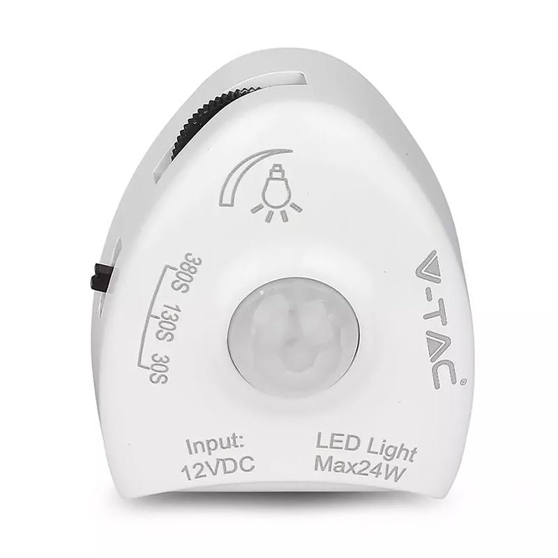 kit banda led cu senzor de miscare pentru iluminat pat 4500k 260lm double 2m ip20 v tac 7