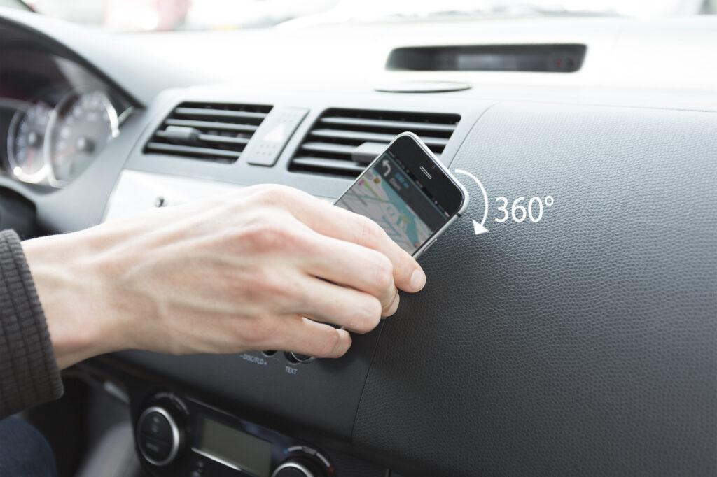 kit suport negru montare telefon universal konig 14 scaled