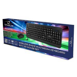 kit tastatura mouse wireless akron esperanza 1