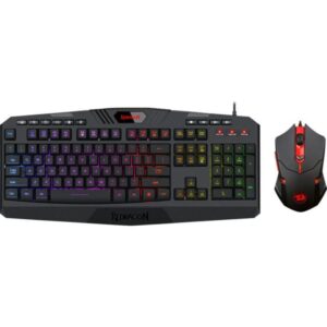 kit tastatura si mouse redragon s101 negru 1