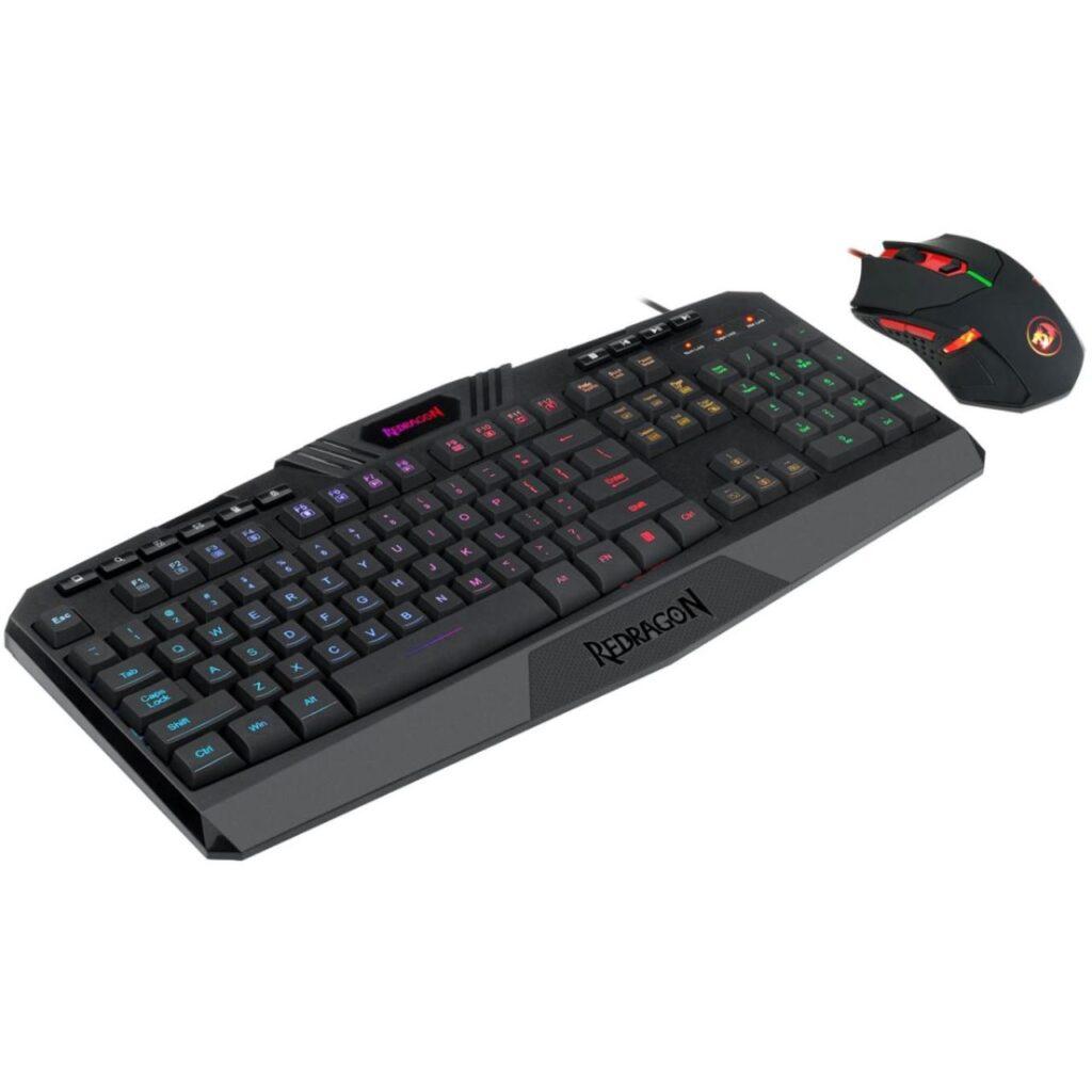 kit tastatura si mouse redragon s101 negru 4