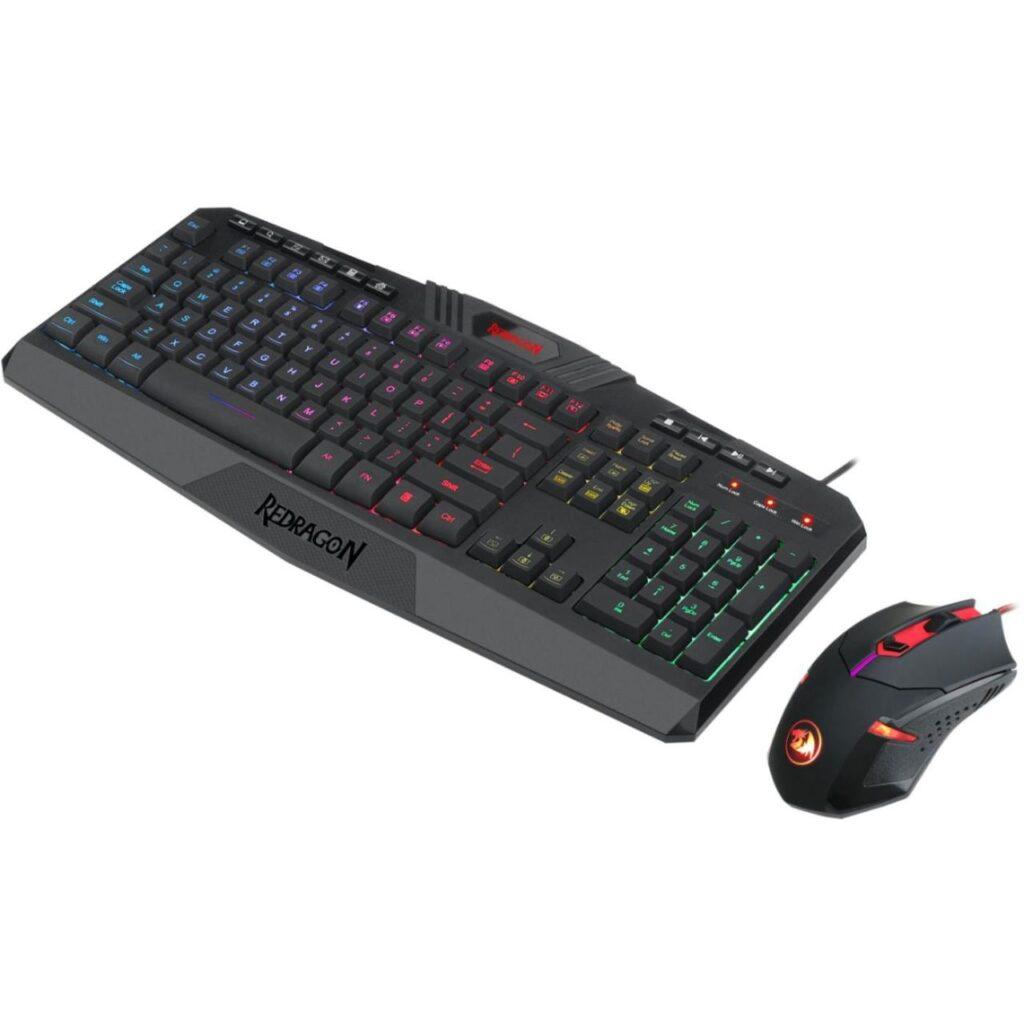 kit tastatura si mouse redragon s101 negru 5