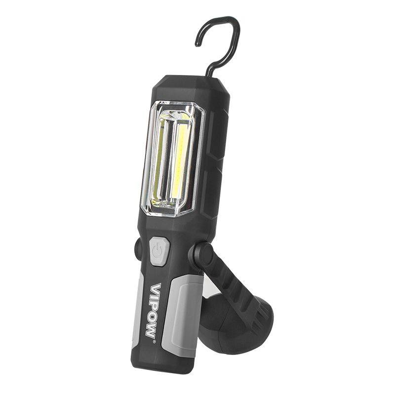 lampa atelier led 250lm cob smd acumulator alimentare retea sau la 12v auto vipow 2