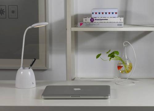 lampa de birou led well cu suport de pixuri 2