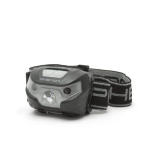 lampa de cap cu senzor de miscare cob led 120lm acumulator li ion 1200mah phenom lighting technology