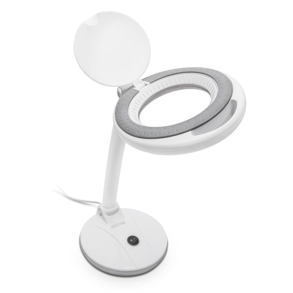 lampa de lucru led cu lupa handy