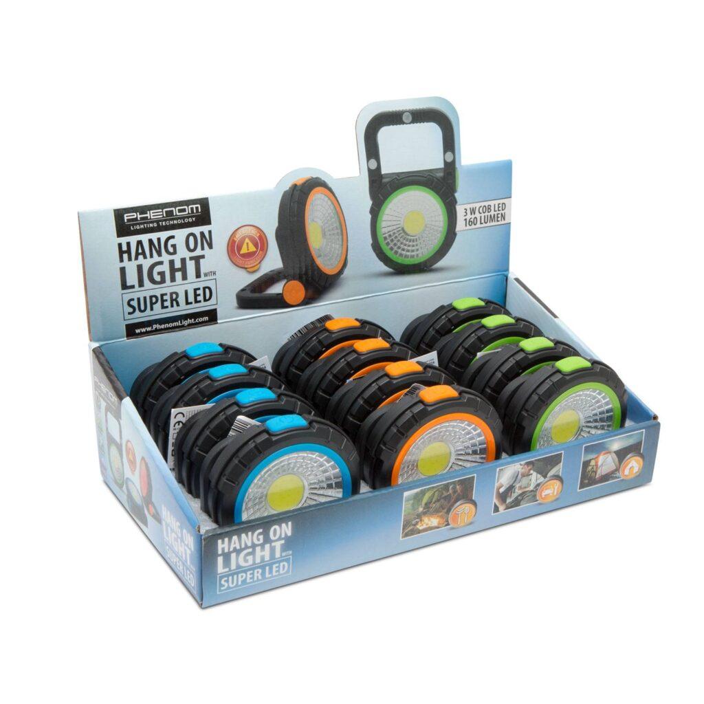 lampa de lucru pliabila cob led 2w 160lm 7ore phenom lighting technology 1