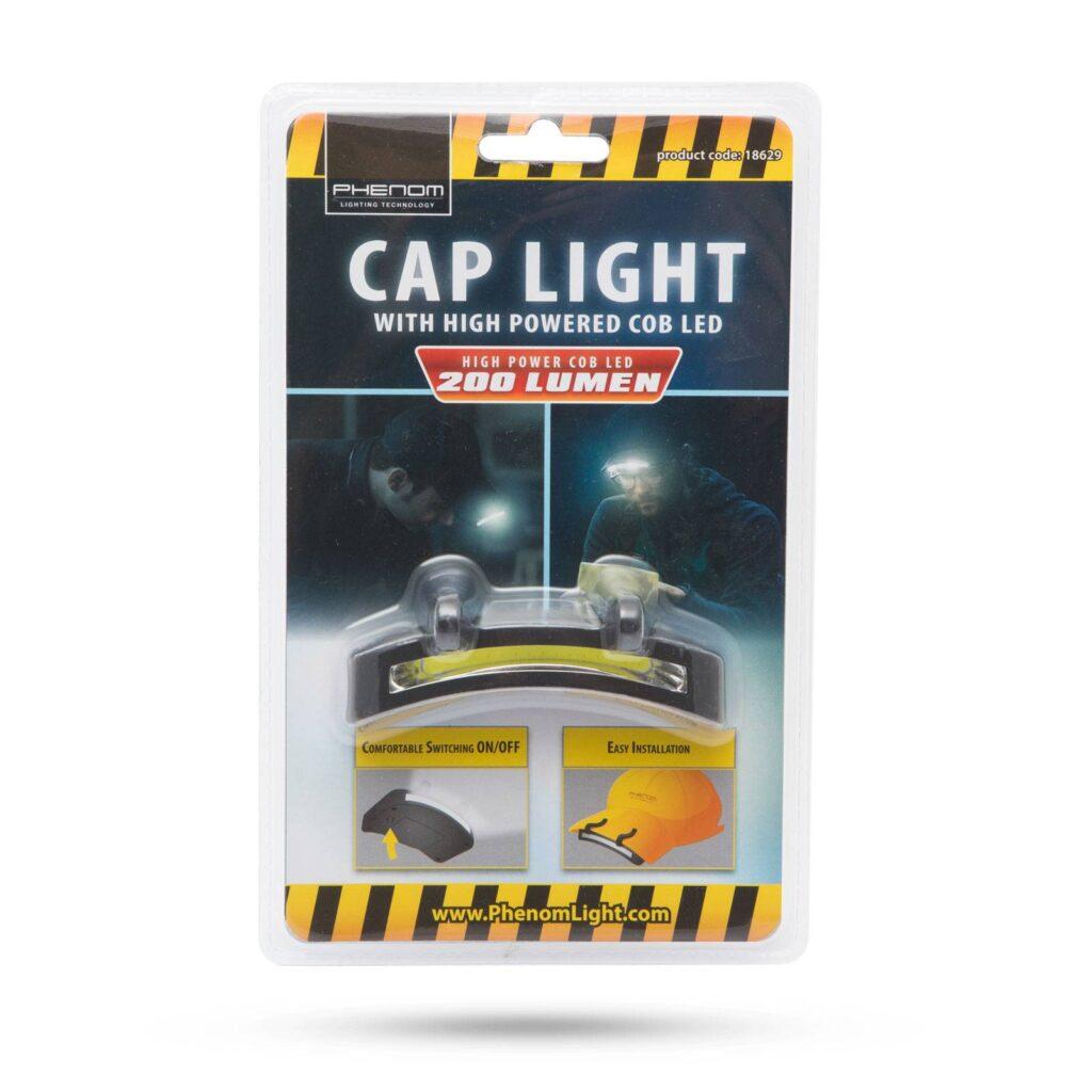 lampa lanterna de cozoroc pentru sapca tip baseball led 3w 200lm phenom 5