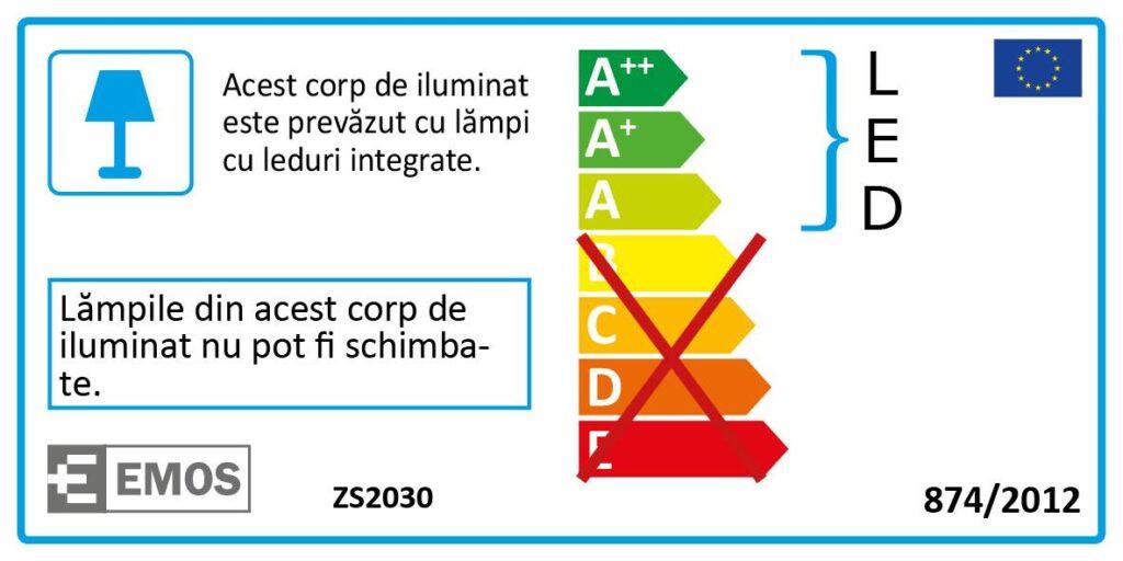lampa led smartbar 75w 72led 500mm 400lm alb cald 3000k dimmable zs2030 emos 4