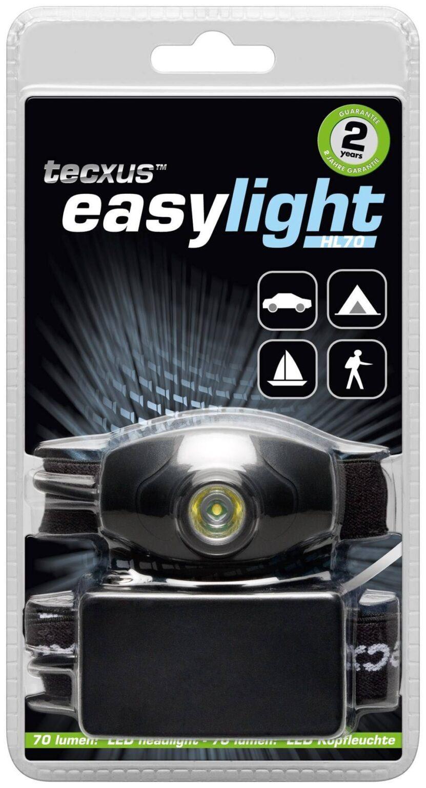 lanterna frontala led 3w 76lm 41m easylight hl70 tecxus