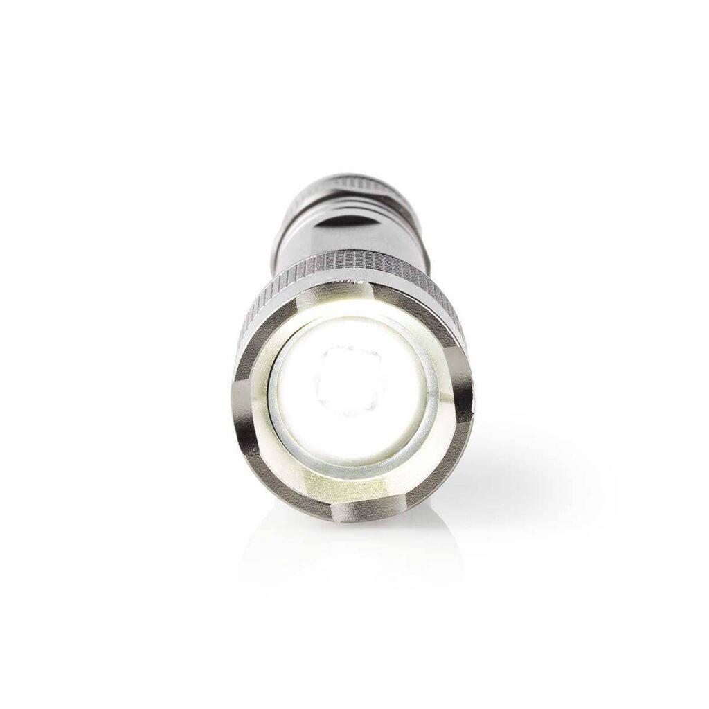lanterna led cree 3w 150lm ipx5 gri 2x aa 158mm nedis 3